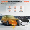 5KW Diesel Air Heater 12V 10L Tank RV Bus Trailer Remote Control
