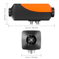 Diesel Air Heater, 12V 2KW Diesel Heater with Remote Control and LCD Display, 10L Fuel Tank Diesel Parking Heater, Rapid Heating for RV Trailer Camper Van Boat And Indoors