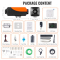 Bluetooth App Control Diesel Air Heater, 12V 8KW Diesel Heater with Automatic Altitude Adjustment, Remote Control and LCD, Diesel Parking Heater for RV Trailer Camper Van Boat