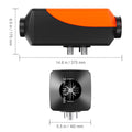 Bluetooth App Control Diesel Air Heater, 12V 8KW Diesel Heater with Automatic Altitude Adjustment, Remote Control and LCD, Diesel Parking Heater for RV Trailer Camper Van Boat