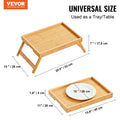 Bamboo Bed Tray Foldable Legs 40x28cm Breakfast Laptop Desk