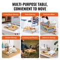 Bamboo Bed Tray Foldable Legs 40x28cm Breakfast Laptop Desk