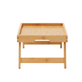 Bamboo Bed Tray Foldable Legs 40x28cm Breakfast Laptop Desk