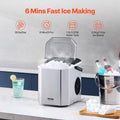 Portable Ice Maker 26lbs/24h Countertop Self-Cleaning Scoop