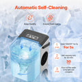 Portable Ice Maker 26lbs/24h Countertop Self-Cleaning Scoop