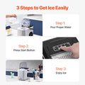 Portable Ice Maker 26lbs/24h Countertop Self-Cleaning Scoop
