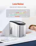 Portable Ice Maker 33Lbs/24H Countertop Self-Cleaning Scoop