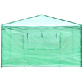 12\'x 8\'x 8\' Pop-Up Greenhouse, Set Up in Minutes, Portable Greenhouse with Doors & Windows. High Strength PE Cover & Powder-Coated Steel Construction