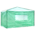 12x8x8ft Pop-Up Greenhouse Portable PE Cover Steel Frame