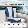 Boat Seat 480mm Low Back Folding Chair Fishing Speedboat Canoe