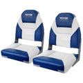 Boat Seat 555mm High Back Folding Captain Chair 2-Pack Fishing