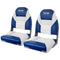 Boat Seat 555mm High Back Folding Captain Chair 2-Pack Fishing