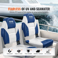 Boat Seat 555mm High Back Folding Captain Chair 2-Pack Fishing