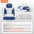 Boat Seat 555mm High Back Folding Captain Chair 2-Pack Fishing