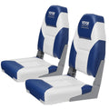 Boat Seat 555mm High Back Folding Captain Chair 2-Pack Fishing