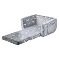 Giselle Kids Sofa Bed Foldable Toddler Couch Grey 28D Sponge