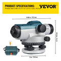 Automatic Optical Level 24X Auto Levelling Kit IP54 Waterproof