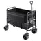 Double Decker Folding Wagon 400L Heavy Duty All-Terrain Wheels 450kg