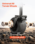 Double Decker Folding Wagon 400L Heavy Duty All-Terrain Wheels 450kg