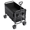 Double Decker Folding Wagon 400L Heavy Duty All-Terrain Wheels 450kg