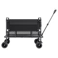 Double Decker Folding Wagon 400L Heavy Duty All-Terrain Wheels 450kg