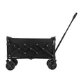Collapsible Wagon 120L 225kg All-Terrain Wheels Heavy Duty Black