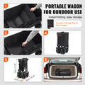 Collapsible Wagon 220L All-Terrain Wheels 330lbs Capacity