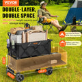Foldable Double Decker Wagon 400L All-Terrain Heavy Duty 450lb