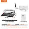 Comb Binding Machine 21-Hole 450 Sheet A4 Letter Book Binder