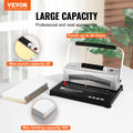 Coil Spiral Binding Machine 46-Hole Manual Book Maker A4 500 Sheet