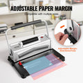 Coil Spiral Binding Machine 46-Hole Manual Book Maker A4 500 Sheet