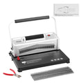 Coil Spiral Binding Machine 46-Hole Manual Book Maker A4 500 Sheet