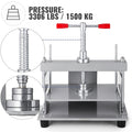 Manual Paper Press Machine 12x8.6in A4 Steel 10cm Thickness