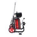 Drain Cleaner Machine 30m Sewer Snake Auger 8 Cutters 50-100mm