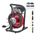 Drain Cleaner Machine 15m Sewer Snake Auger 8mm 4 Cutters