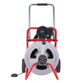 Drain Cleaner Machine 30m x 13mm Sewer Snake Auto Feed 8 Cutters