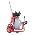 Drain Cleaner Machine 30m x 13mm Sewer Snake Auto Feed 8 Cutters