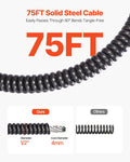 Drain Cleaner Machine 22m x 13mm Sewer Snake Auger Wheels