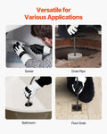 Drain Cleaner Machine 22m x 13mm Sewer Snake Auger Wheels