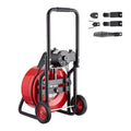 Drain Cleaner Machine 30m x 19mm Sewer Snake Auger Wheel