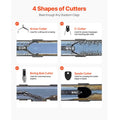Drain Cleaner Machine Electric Drain Auger 100 FT x 3/4In Auto Feed