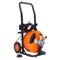Drain Cleaner Machine Electric Drain Auger 100 FT x 3/8 In Auto Feed