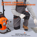 Electric Drain Auger 100ft x 3/8in Auto Feed Cleaner Machine