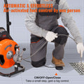 Drain Cleaner Machine 75FT Sewer Snake Auger 3/8
