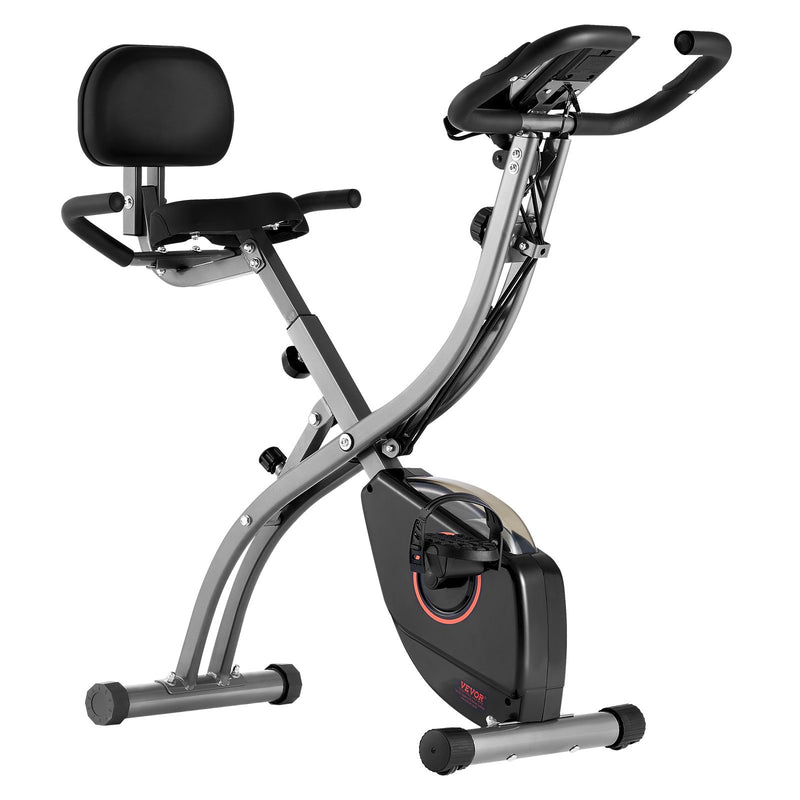 Folding Exercise Bike Magnetic Resistance Indoor Cycling Home Gym