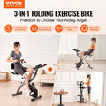 Folding Exercise Bike Magnetic Resistance Indoor Cycling Home Gym