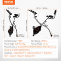 Folding Exercise Bike Magnetic Resistance Indoor Cycling Home Gym