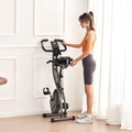 Folding Exercise Bike Magnetic Resistance Indoor Cycling Home Gym