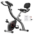 Folding Exercise Bike Magnetic Resistance Indoor Cycling Home Gym