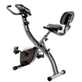 Folding Exercise Bike Magnetic Resistance Indoor Cycling Home Gym